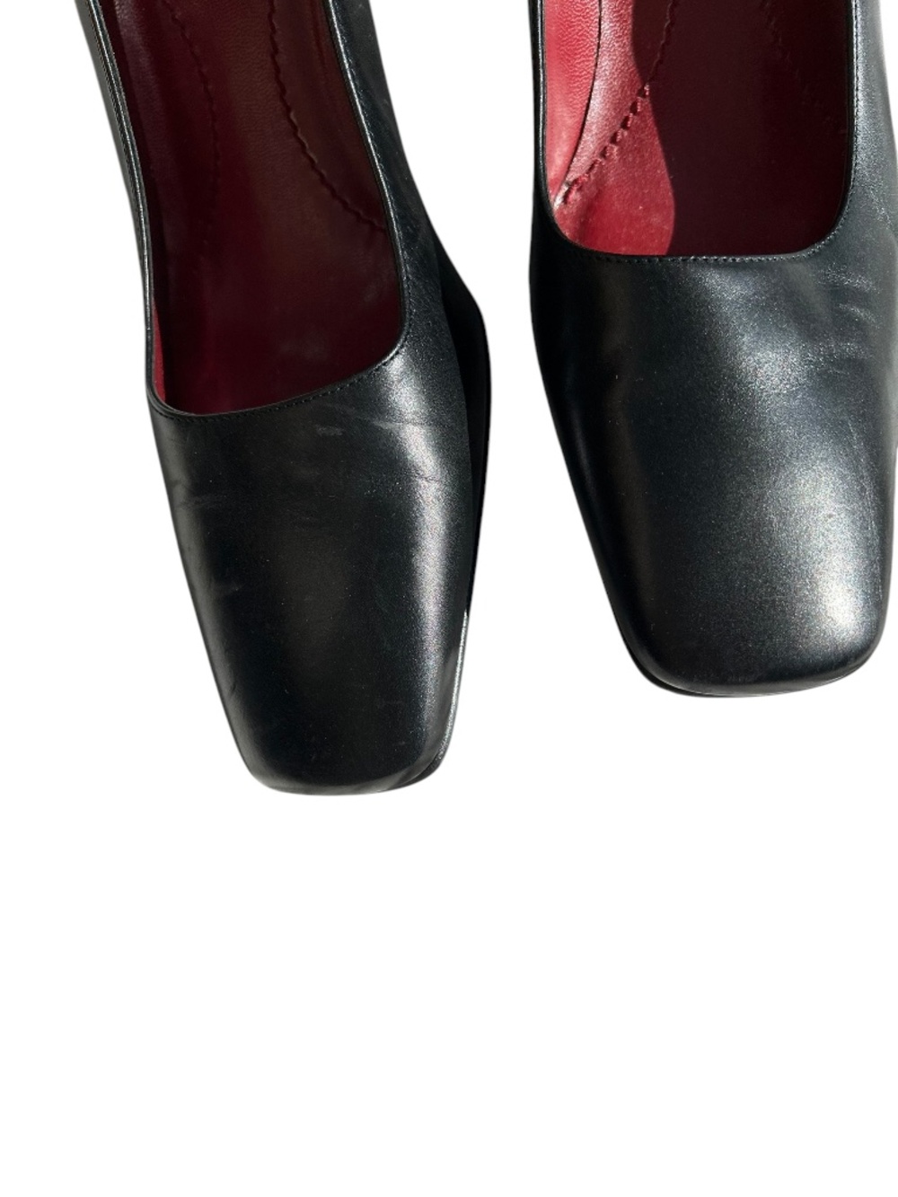 Ralph Lauren like new black leather beautiful classic pumps heels 10 - Picture 3 of 6
